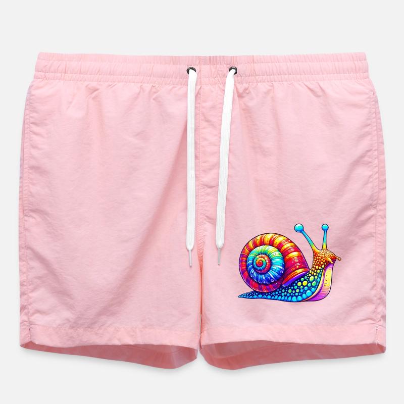 Snail - Swim Trunks - pink