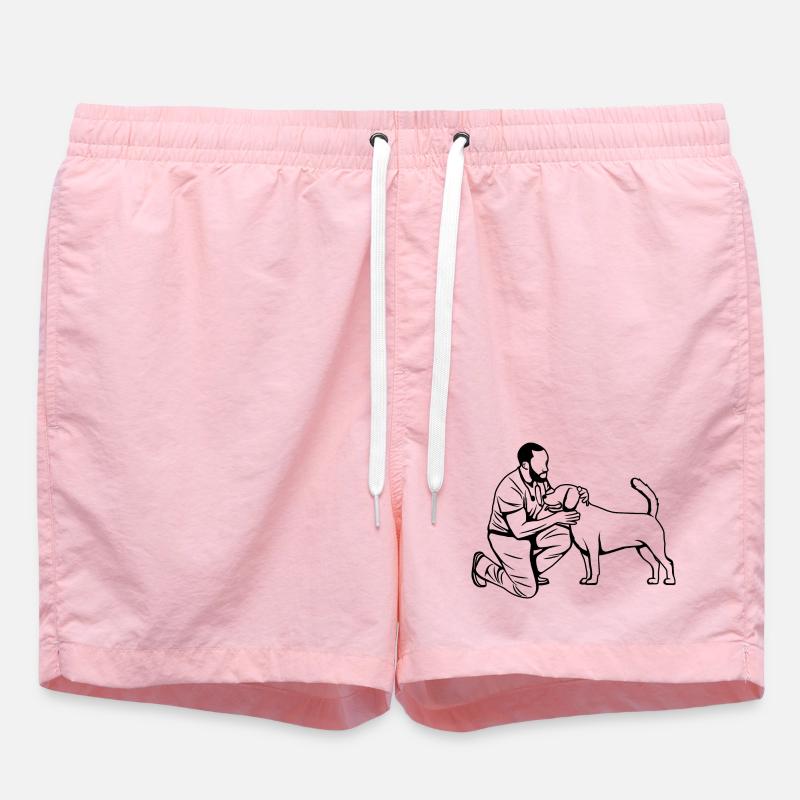 Veterinary technician - Swim Trunks - pink