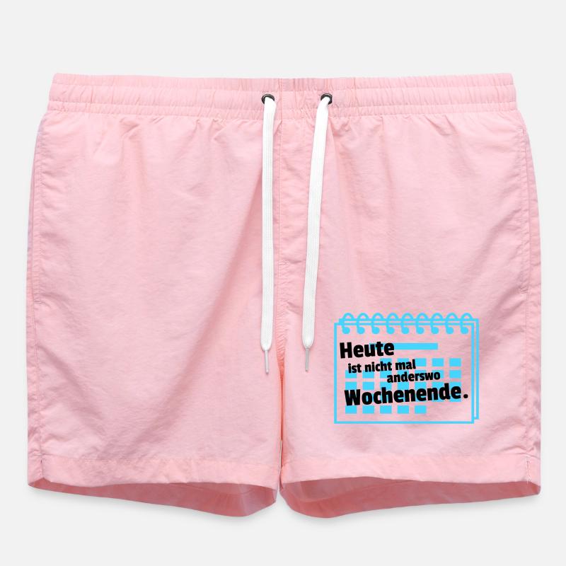 Week-end de nulle part - Short de bain - rose