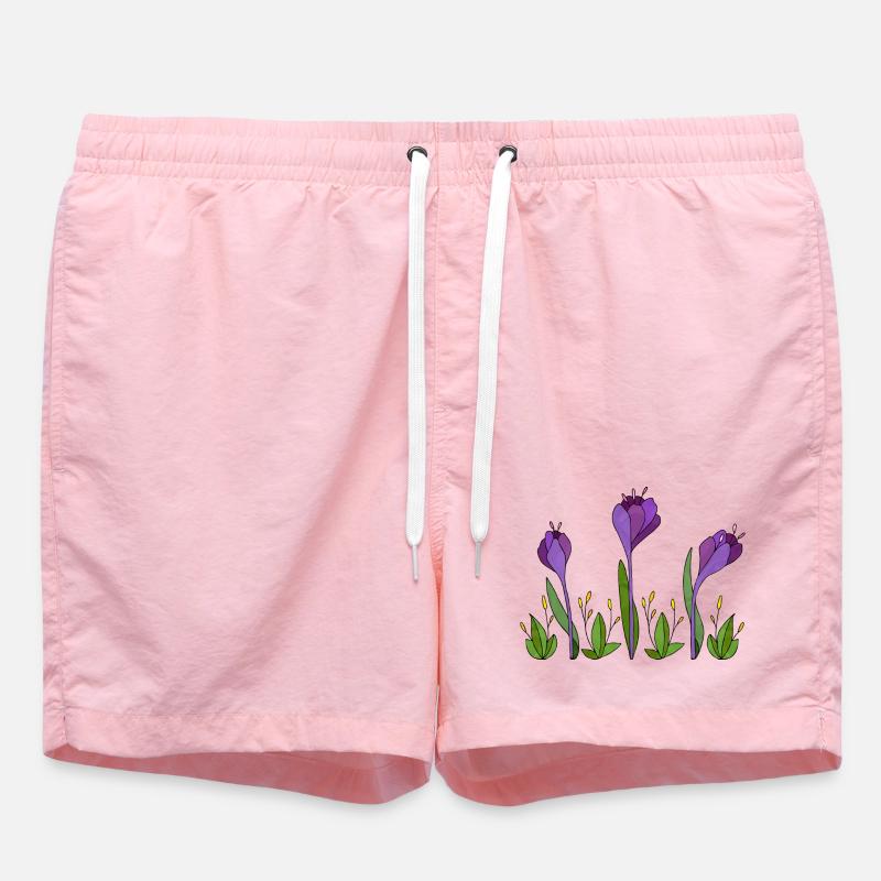Fiori - Costume a pantaloncino - rosa