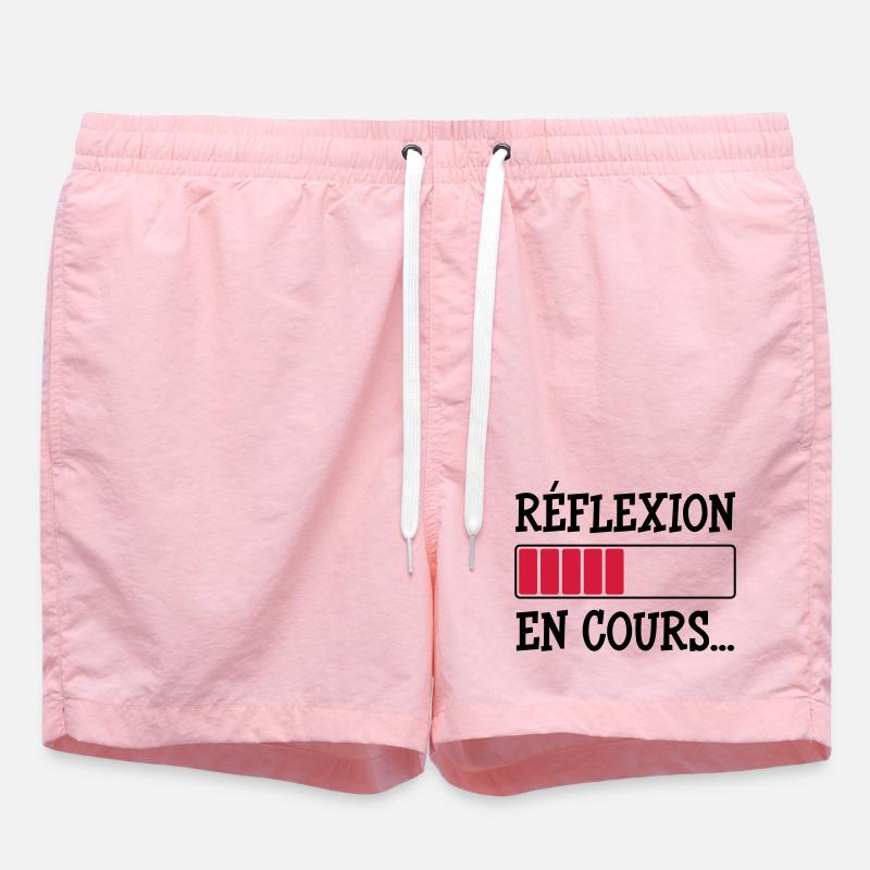 Réflexion en cours... - Short de bain - rose