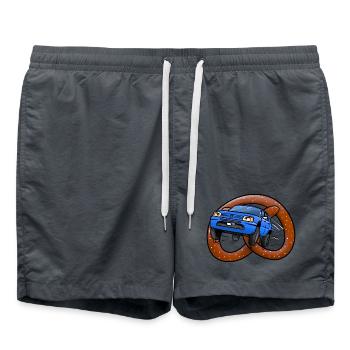 Pretzels on wheels - Swim Trunks -  - Front