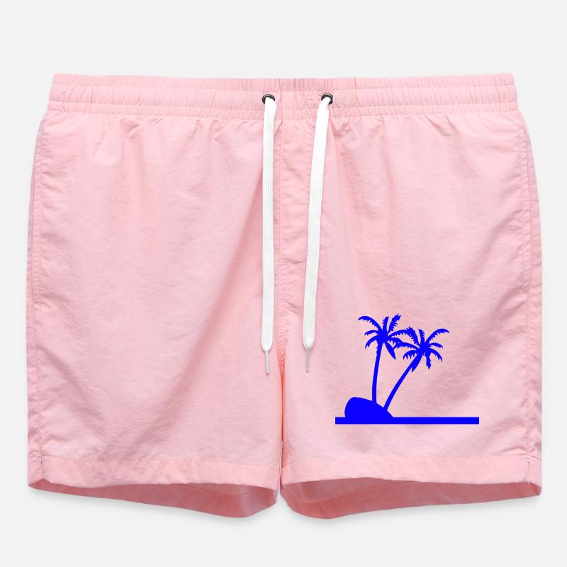 Palm trees - Swim Trunks - pink