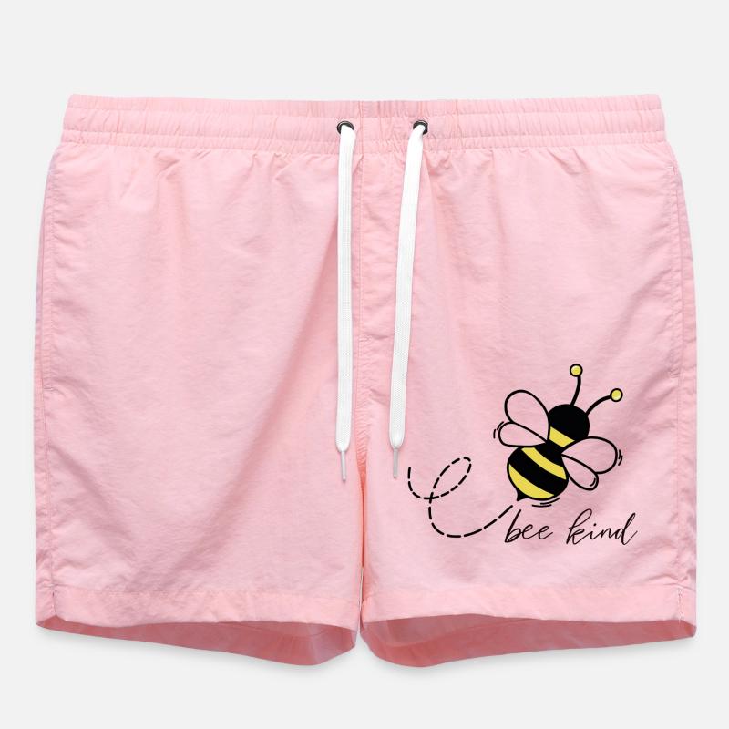Bee kind - Short de bain - rose
