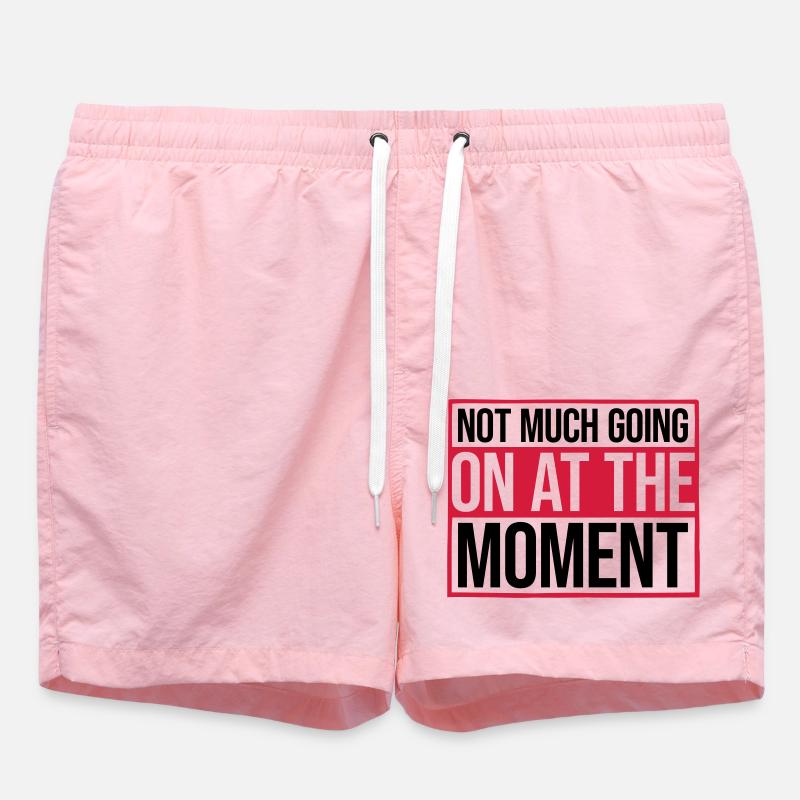 Not much going on - Swim Trunks - pink