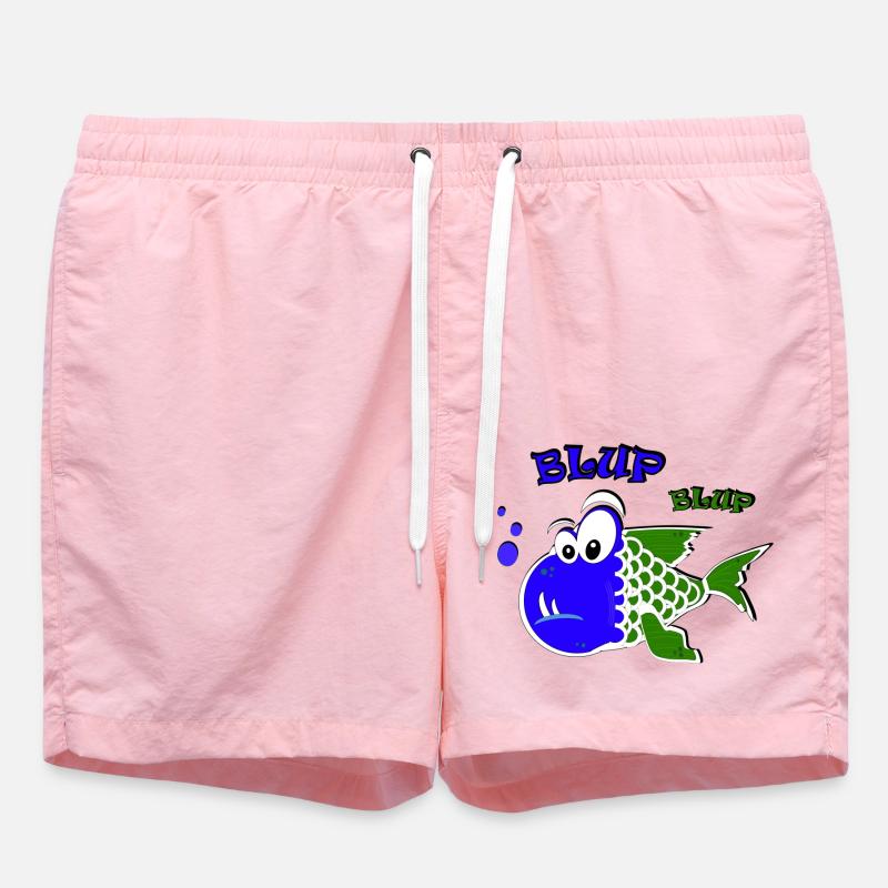 Poisson Blup Blup PG - Short de bain - rose