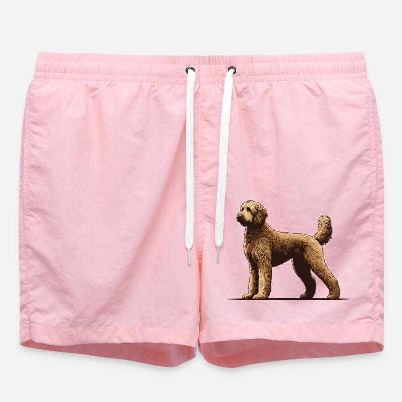 Labradoodle - Short de bain - rose