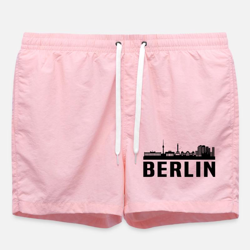 Berlin skyline berlin - Badeshorts - Pink