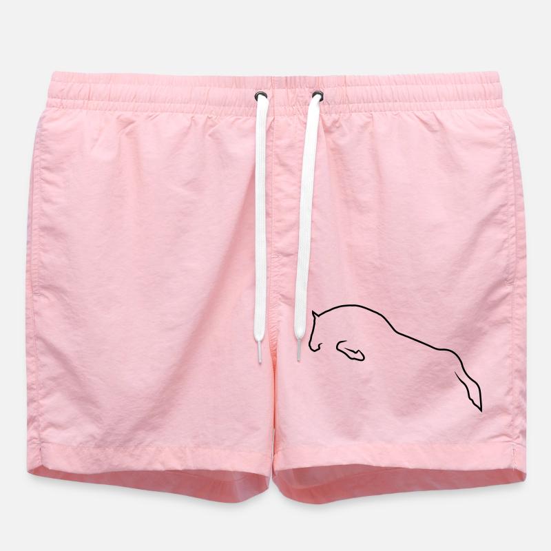 Cheval de saut - Short de bain - rose