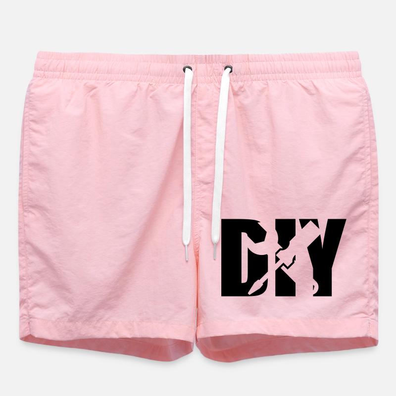 DIY - Short de bain - rose