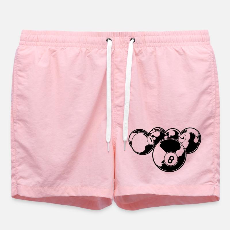 Billard - Short de bain - rose
