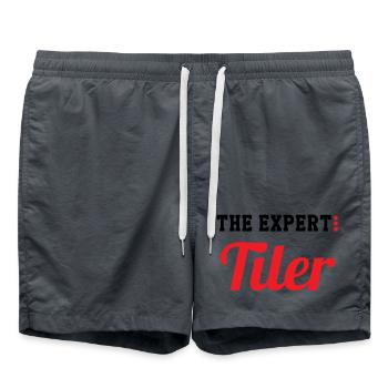 Expert tiler – pro tile laying precision - Swim Trunks -  - Front