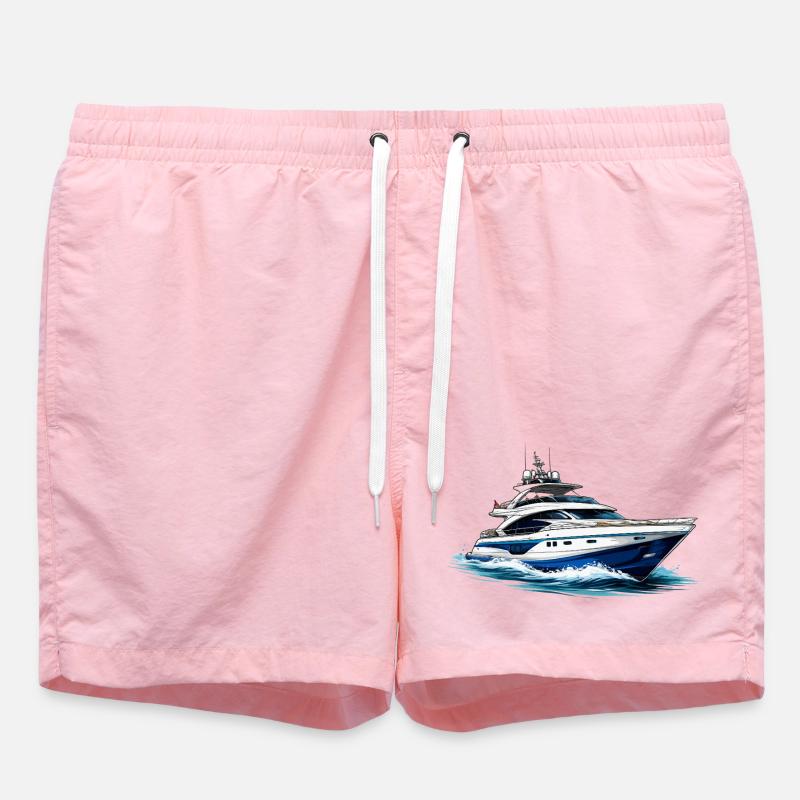 Yacht de luxe dans un tourbillon - Short de bain - rose