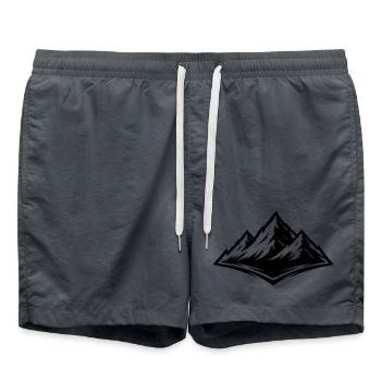 Berge Symbol Alpen - Badeshorts -  - Vorne