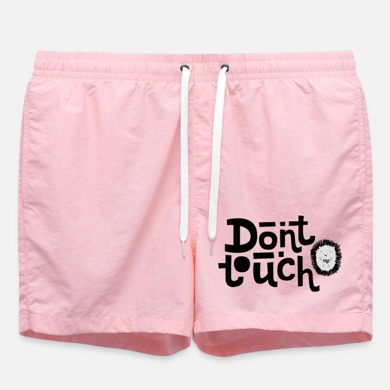 Don't touch a cute hedgehog - Swim Trunks - pink