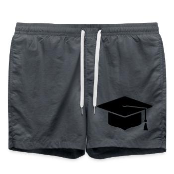 PhD Hat Graduation Icon - Swim Trunks -  - Front