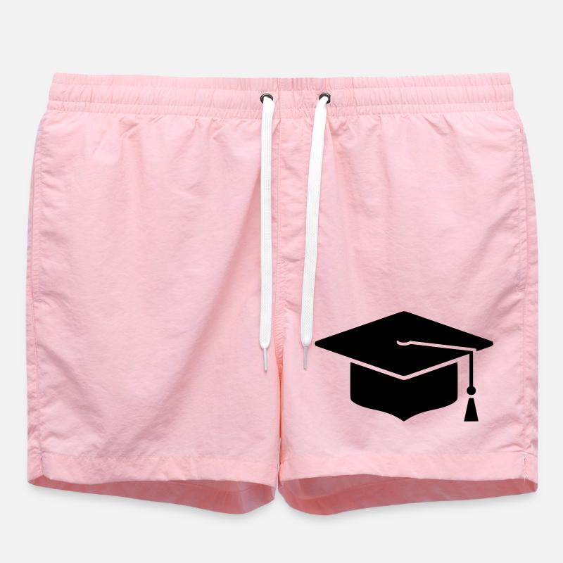 Doktorhut Abschluss Icon - Badeshorts - Pink