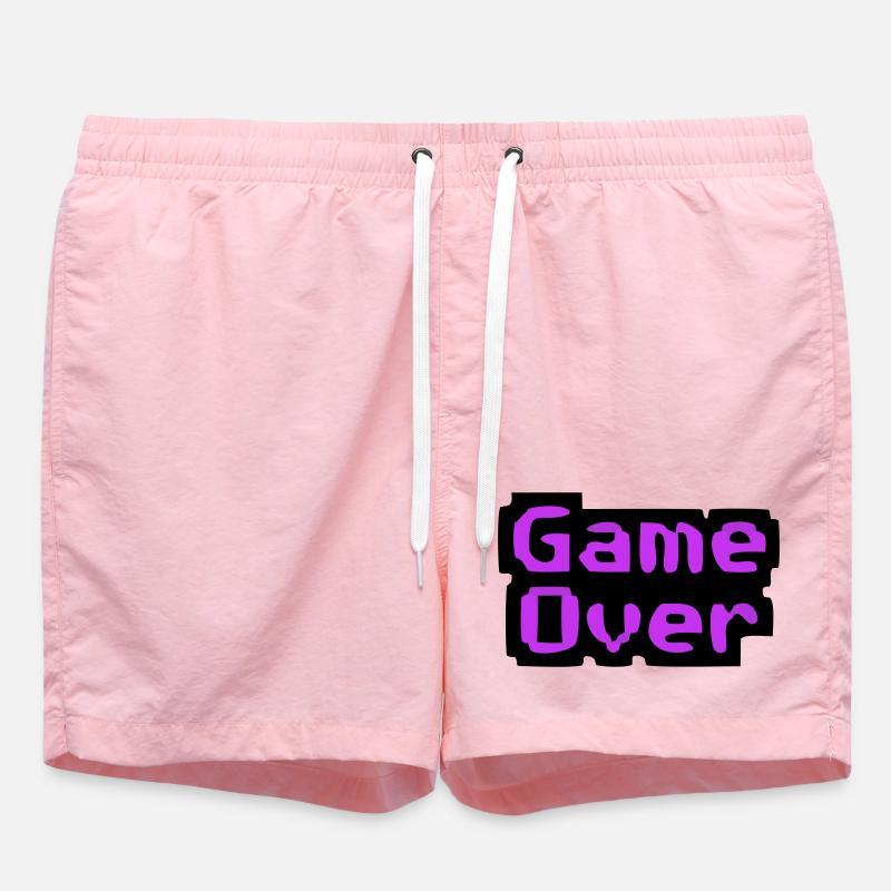 Game Over Pixel Retro - Short de bain - rose