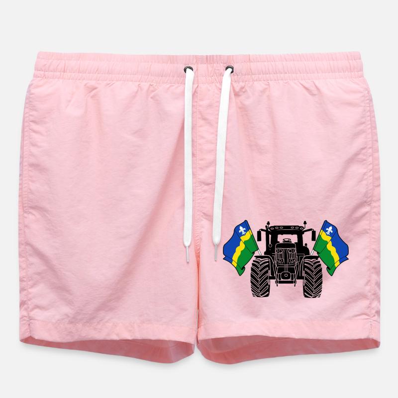 Flevoland_Tractor_Pride - Swim Trunks - pink