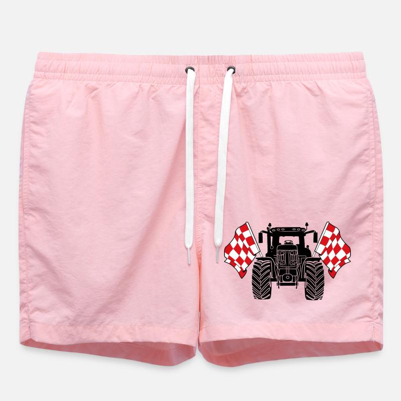 Brabant_Tractor_Pride - Swim Trunks - pink
