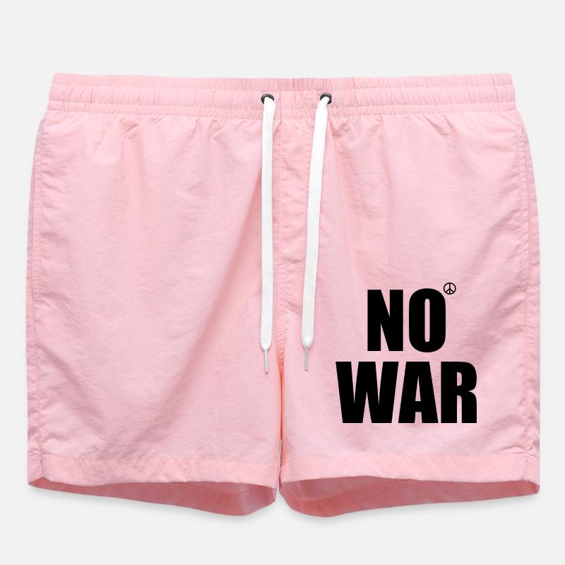 No war - Short de bain - rose