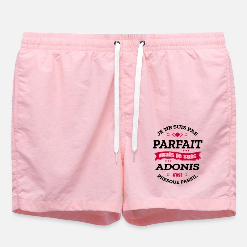 ADONIS PARFAIT - PRENOM ADONIS - Short de bain - rose