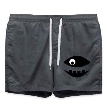 Fish shows teeth - Swim Trunks -  - Front