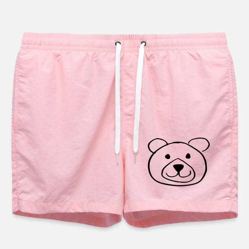 süßer Bär - Badeshorts - Pink