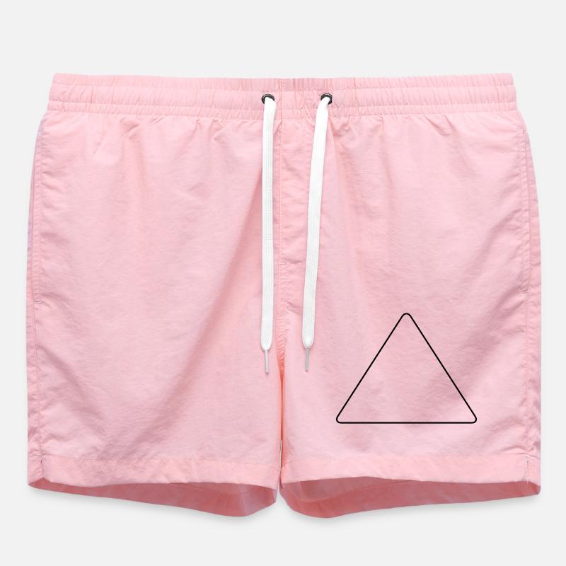 Triangle avec coins arrondis - Short de bain - rose