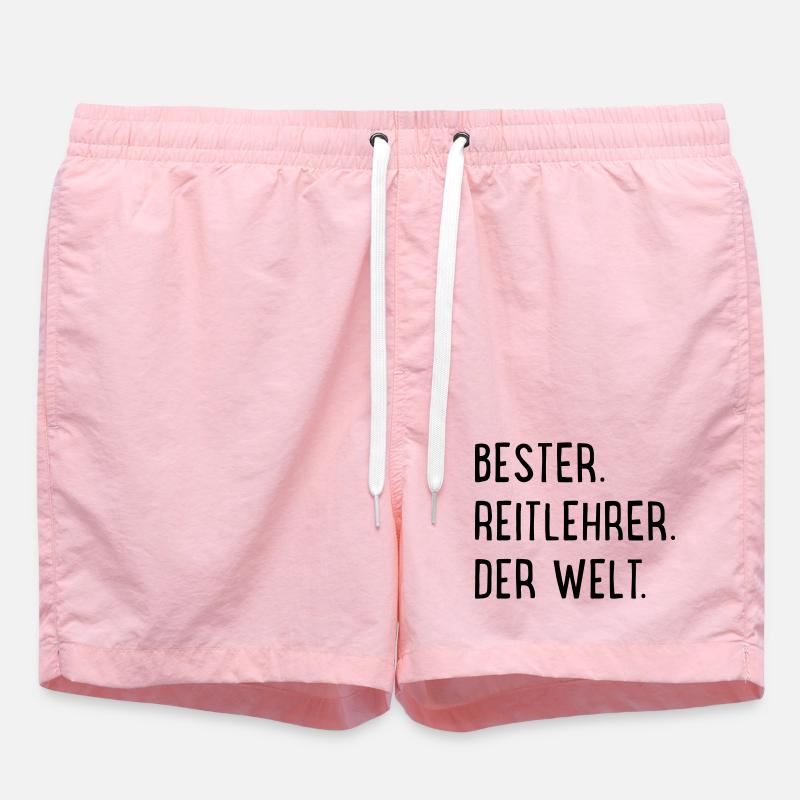 Bester Reitlehrer - Badeshorts - Pink