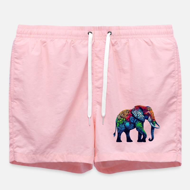 Éléphant - Short de bain - rose