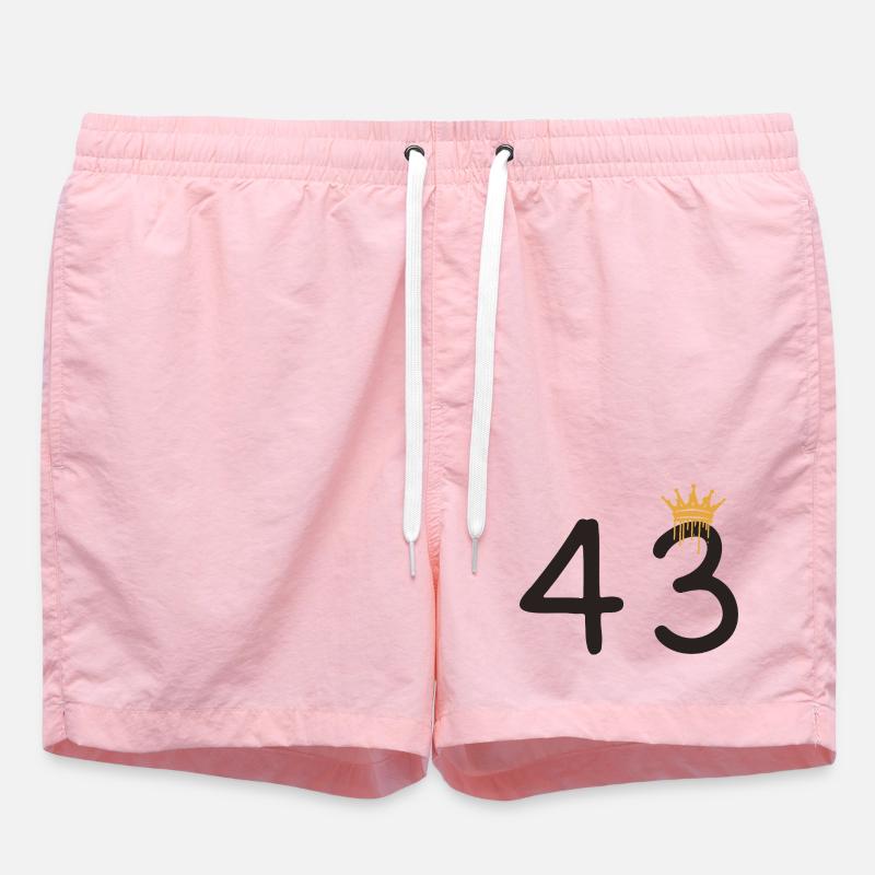 43 - Short de bain - rose