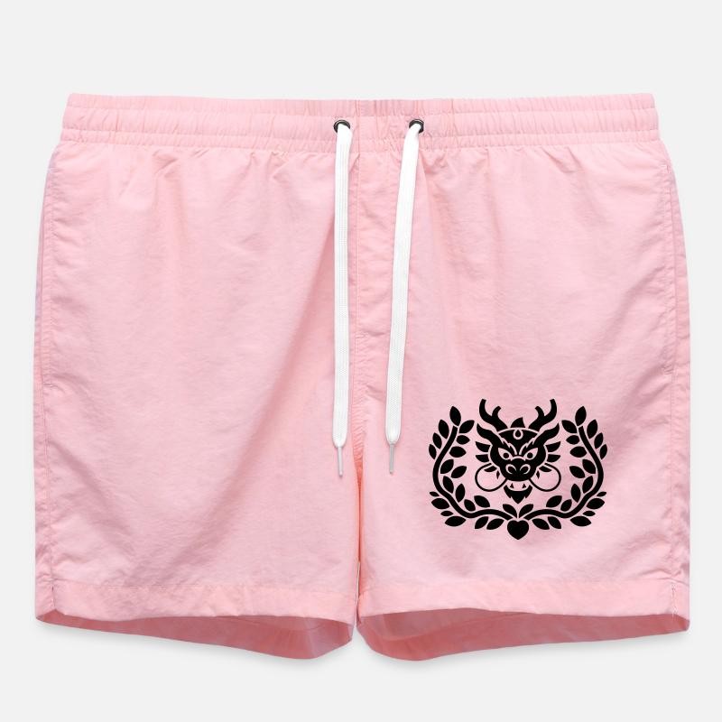 Emblème du dragon - Short de bain - rose