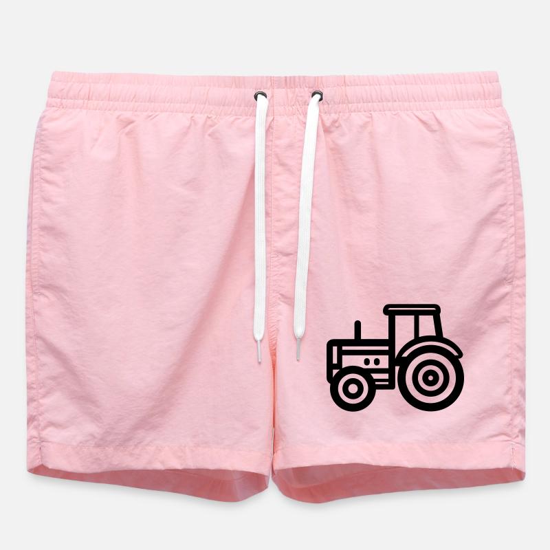 tractor - Swim Trunks - pink