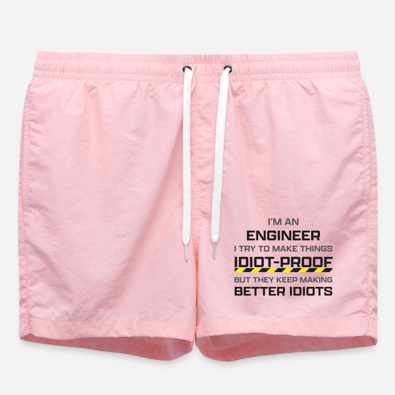 Engineer: making thinks idiot-proof - Swim Trunks - pink
