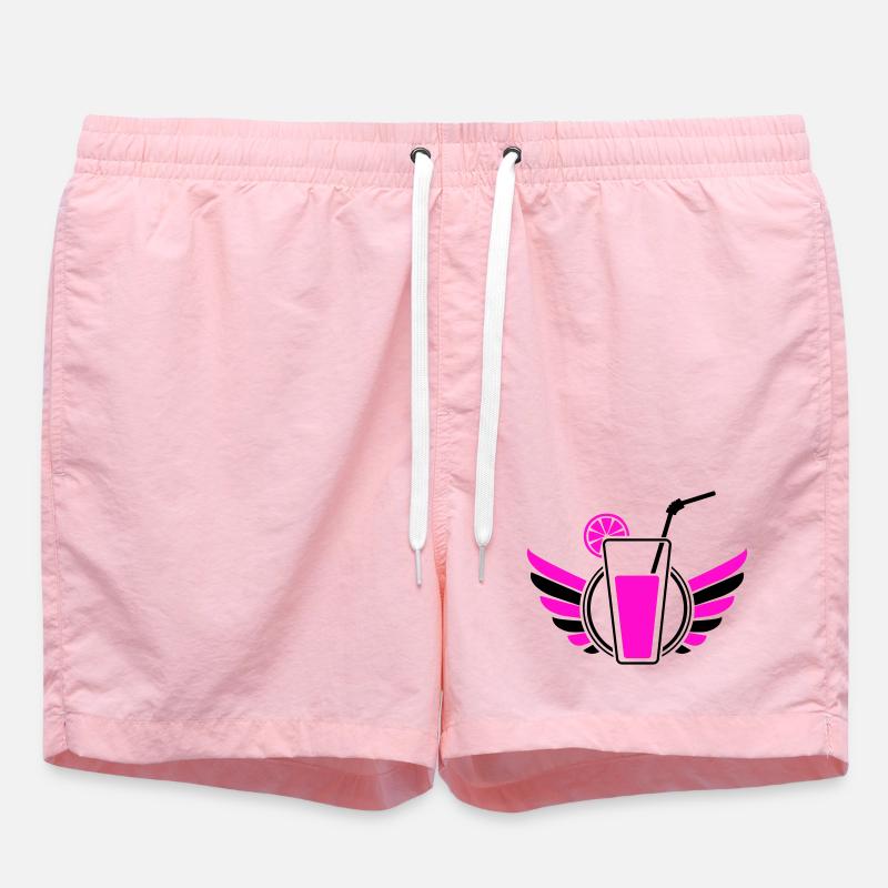 Ailes de cocktail - Short de bain - rose