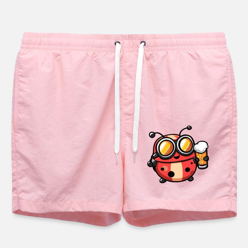 Bière d’après-ski Ladybug - Short de bain - rose