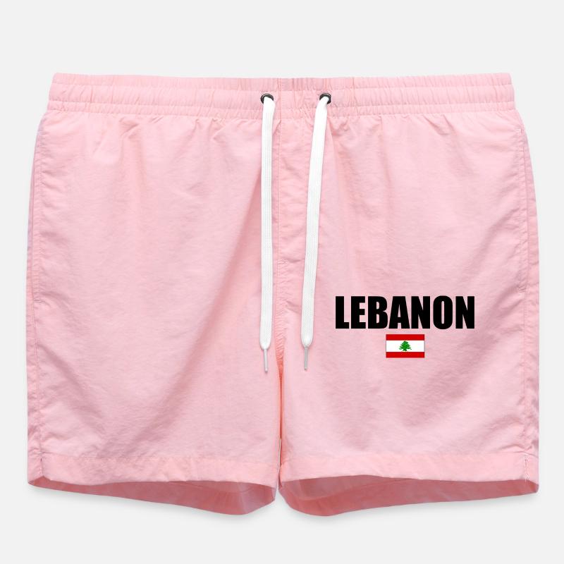 Liban - Short de bain - rose