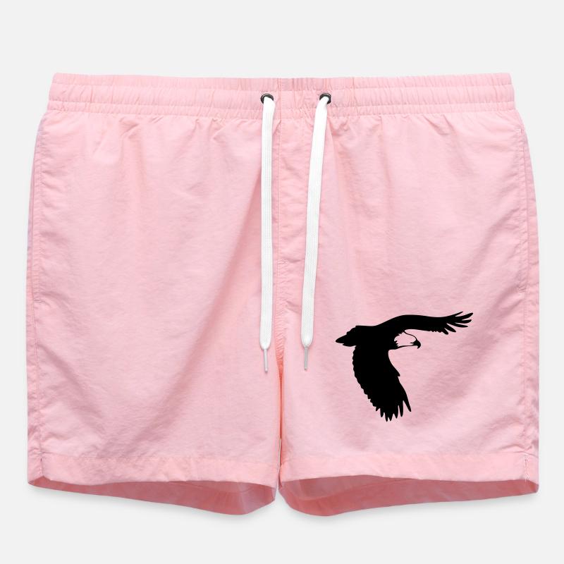 Adler im Flug - Badeshorts - Pink