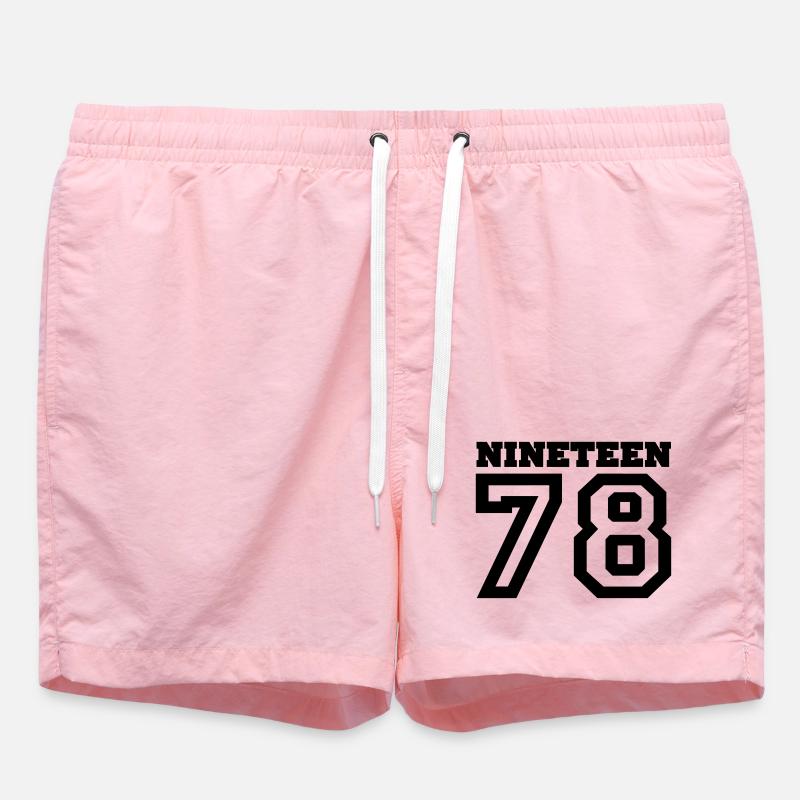 1978 - Swim Trunks - pink