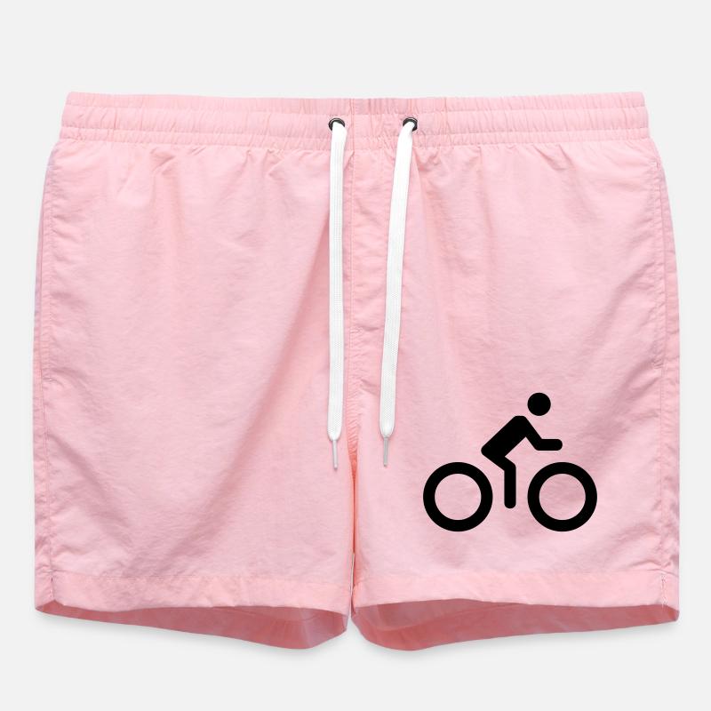 Logo de vélo - Short de bain - rose