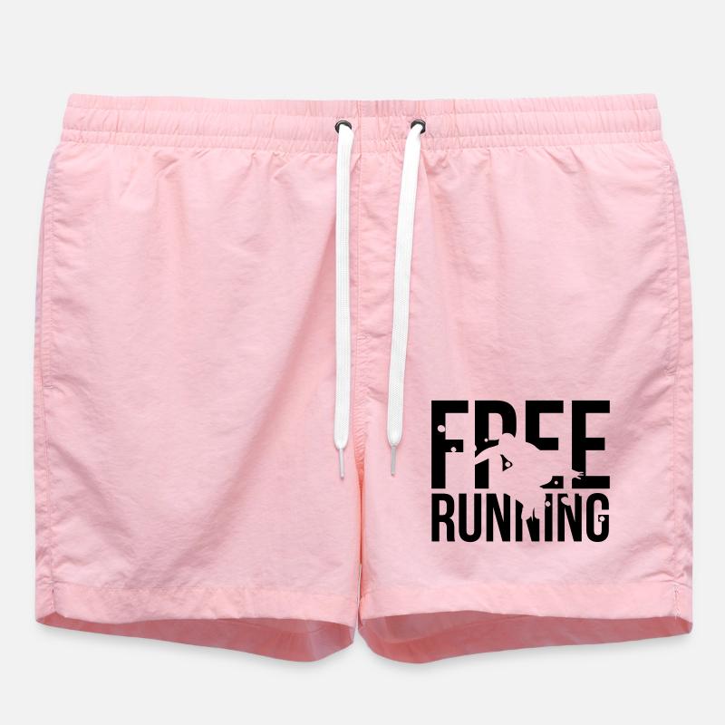 le free running - Short de bain - rose
