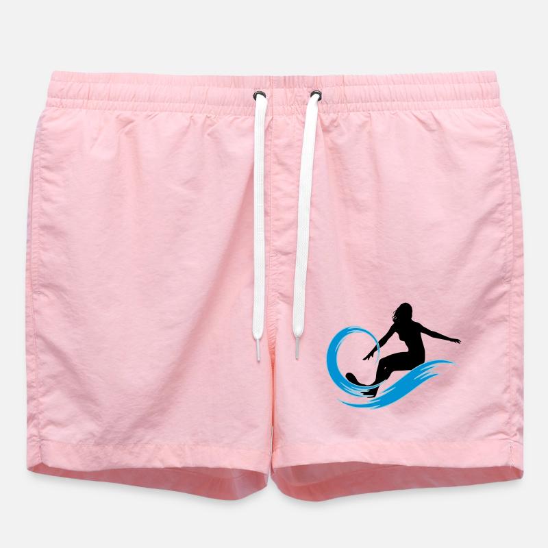 surfeuse - Short de bain - rose