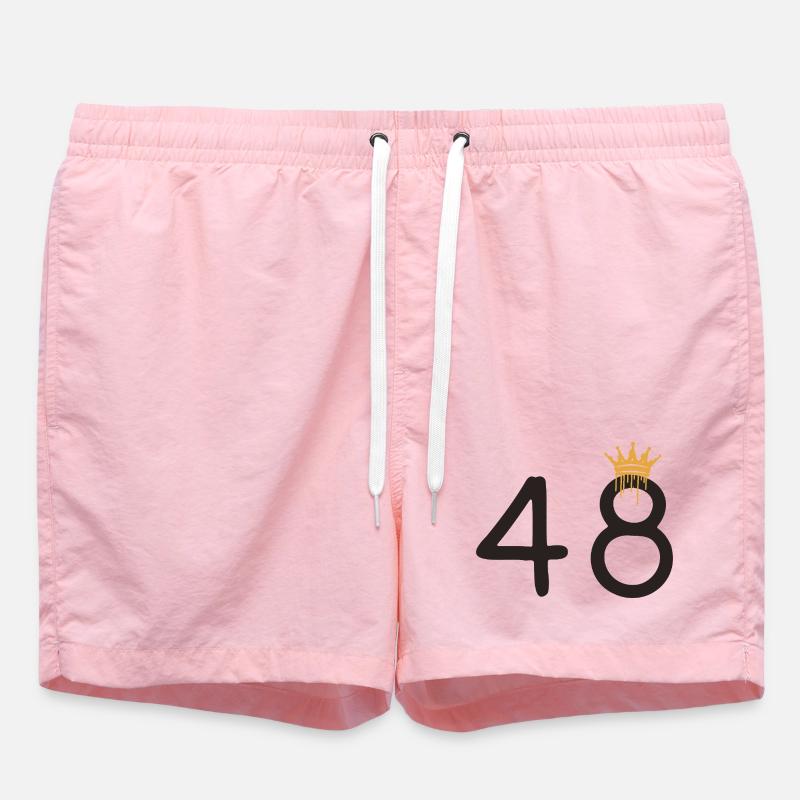 48 - Short de bain - rose