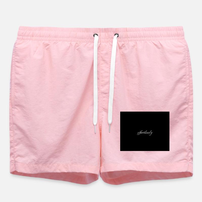 Typographie d’écriture élégante sans effort - Short de bain - rose