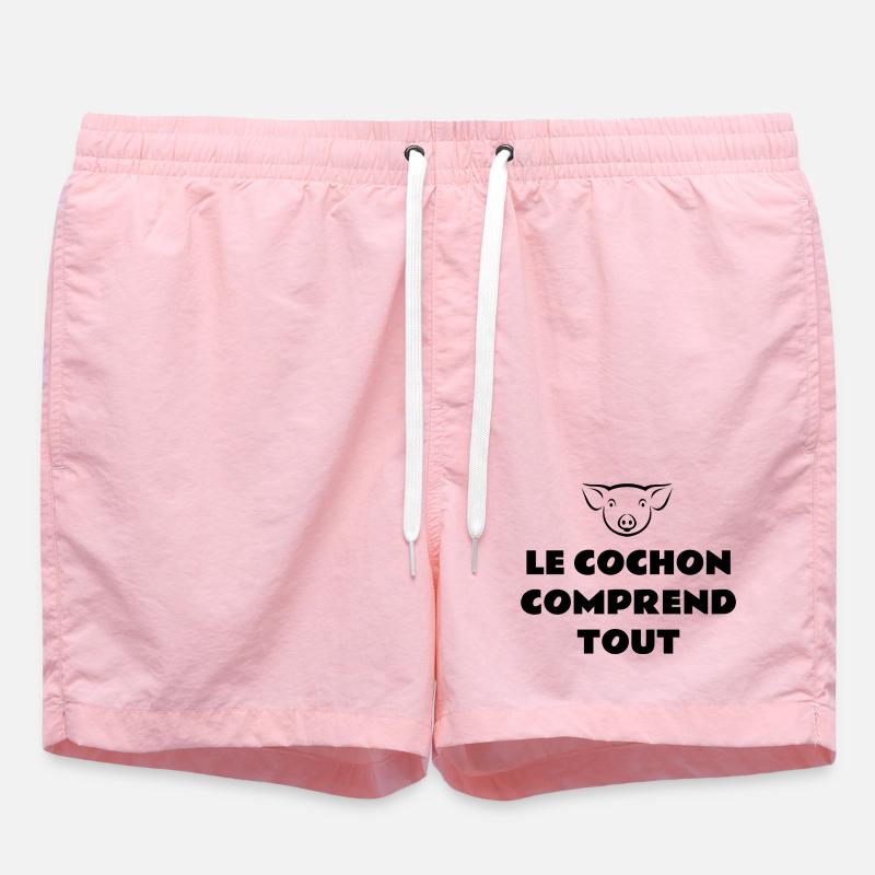 Le cochon comprend tout - Short de bain - rose