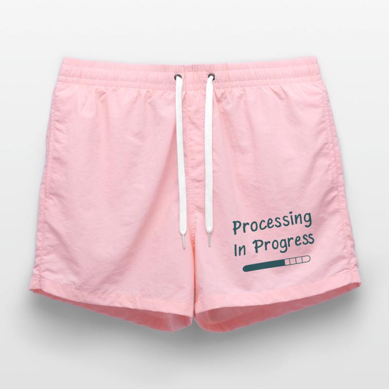Processing In Progress Loading Bar Statement Swim Trunks