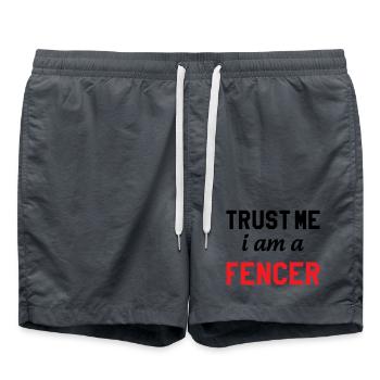 Glaub mir, ich bin Profi-Fechter - Badeshorts -  - Vorne