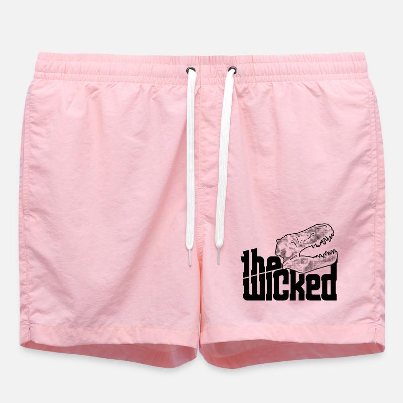 Skull Logo - light collection - Badeshorts - Pink