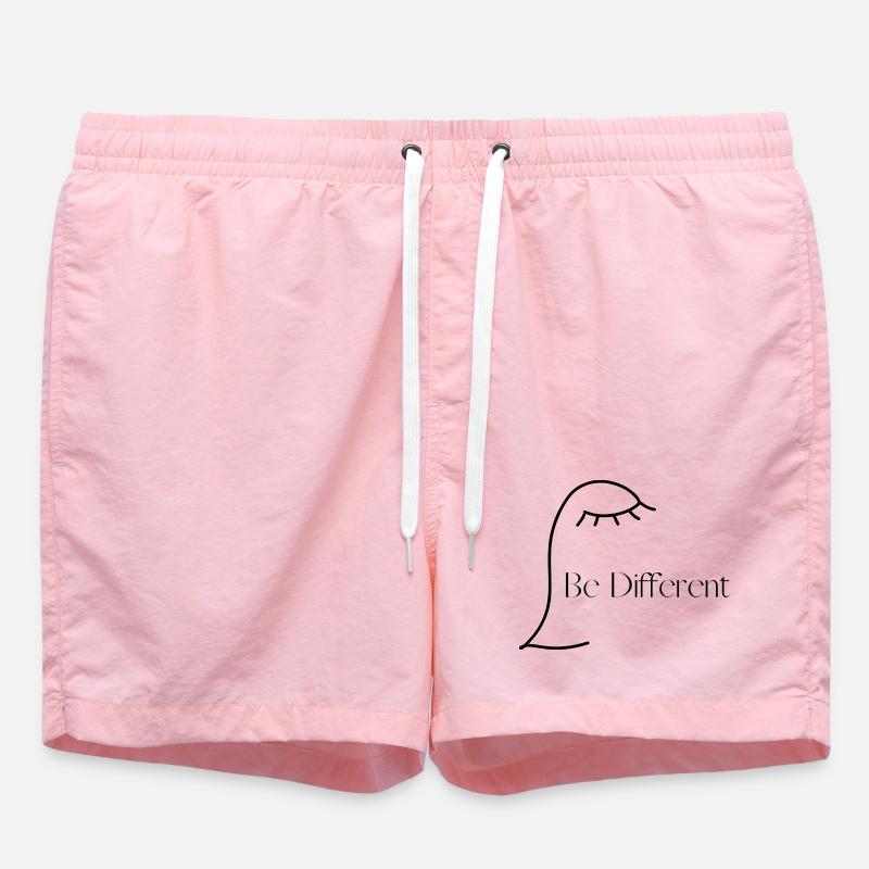 Être différent des autres - Short de bain - rose